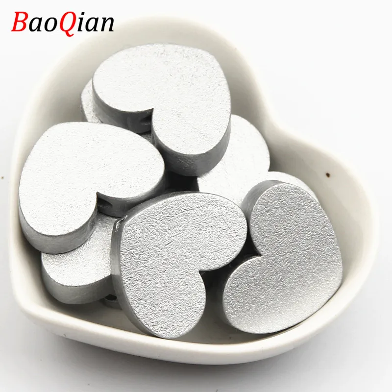 DIY 10pcs Silver/Gold Heart Wood Spacer Natural Wooden Beads For Jewelry Making Necklace Bracelet30x23mm
DIY 10pcs Silver/Gold Heart Wood Spacer Natural Wooden Beads For Jewelry Making Necklace Bracelet30x23mm