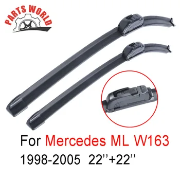 Pair Windscreen Front Wiper Blades For Mercedes Benz ML-Class W163 1998-2005,Fit Windshield Natural Rubber Wiper,Car Accessories
Pair Windscreen Front Wiper Blades For Mercedes Benz ML-Class W163 1998-2005,Fit Windshield Natural Rubber Wiper,Car Accessories