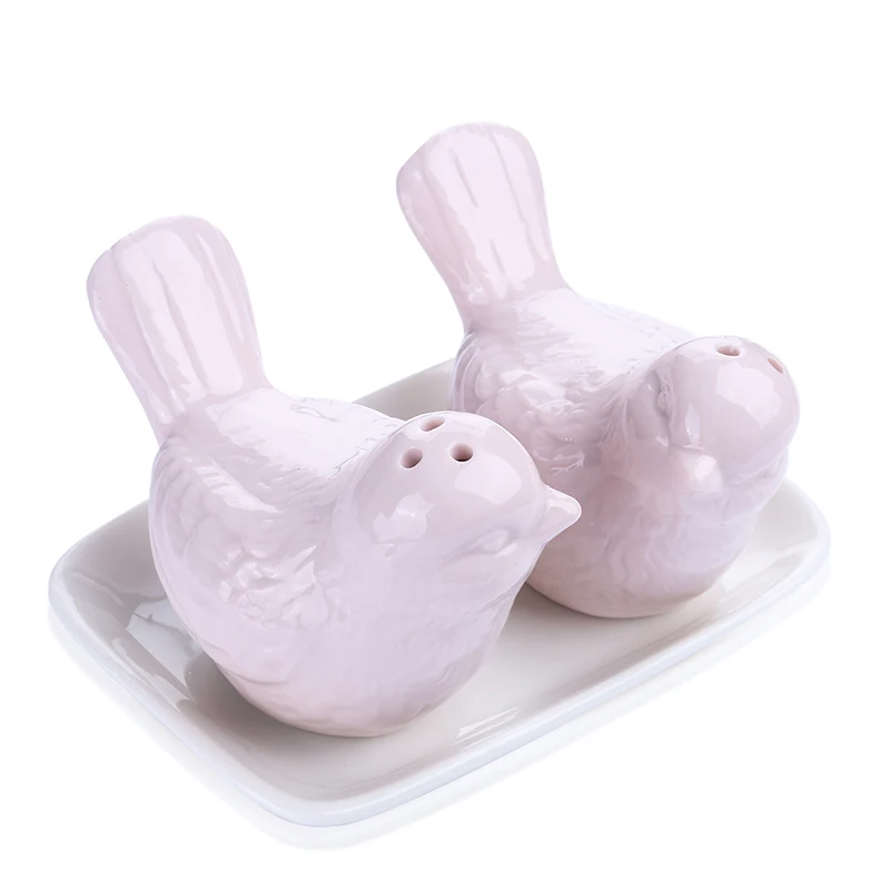 H&D Set of 2 Cute Birds Salt and Pepper Shaker Set Ceramic Condiment Shakers Table Countertop Kitchen Decor Accessories
H&D Set of 2 Cute Birds Salt and Pepper Shaker Set Ceramic Condiment Shakers Table Countertop Kitchen Decor Accessories