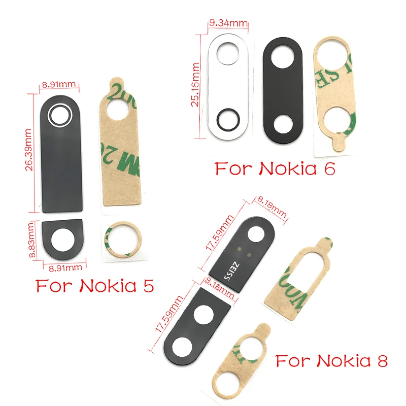 2pcs/lot Rear Back Camera Glass Lens Cover with Ahesive Sticker For Nokia 5 6 8 7 Plus X5 X6 X7
2pcs/lot Rear Back Camera Glass Lens Cover with Ahesive Sticker For Nokia 5 6 8 7 Plus X5 X6 X7