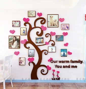 New Cheap photo frame tree 3D stereoscopic Acrylic wall stickers Living Room Sofa Photo Wall Bedroom Decorative Handmade DIY
New Cheap photo frame tree 3D stereoscopic Acrylic wall stickers Living Room Sofa Photo Wall Bedroom Decorative Handmade DIY