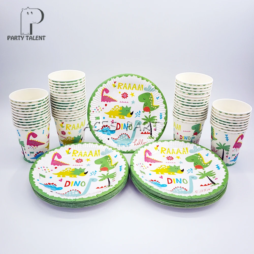 Party supplies 96pcs Dinosaur theme party kids birthday party tableware set, 48pcs plates dishes and 48pcs cups glasses
Party supplies 96pcs Dinosaur theme party kids birthday party tableware set, 48pcs plates dishes and 48pcs cups glasses