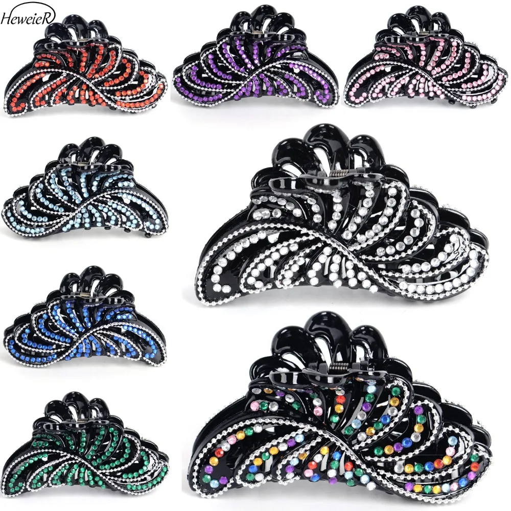 8 Colors Choose Lady Women Large Hair Jewelry Plastic Hair Claws Grip Clamp Clip Colorful Rhinestone Hairpiece Accessories
8 Colors Choose Lady Women Large Hair Jewelry Plastic Hair Claws Grip Clamp Clip Colorful Rhinestone Hairpiece Accessories