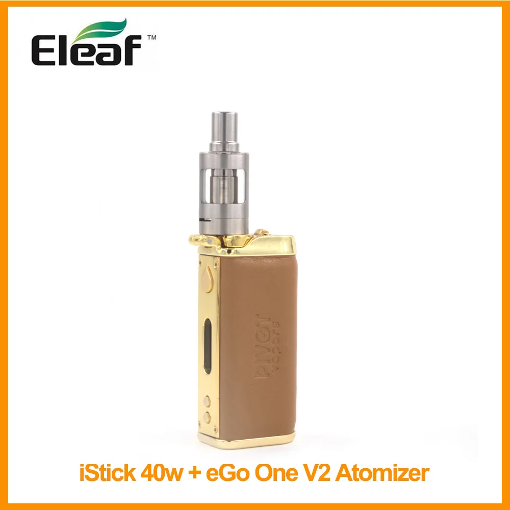Original Eleaf iStick 40W Mod with eGO ONE V2 Atomizer built in 2600mAh Battery 2ml Tank Vs Eleaf 40W E-Cigarette
Original Eleaf iStick 40W Mod with eGO ONE V2 Atomizer built in 2600mAh Battery 2ml Tank Vs Eleaf 40W E-Cigarette