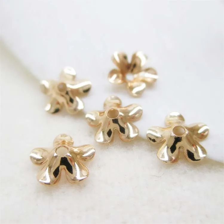 20PCS 7MM 24K Champagne Gold Color Plated Brass Beads Caps High Quality Diy Jewelry Findings Accessories Wholesale
20PCS 7MM 24K Champagne Gold Color Plated Brass Beads Caps High Quality Diy Jewelry Findings Accessories Wholesale