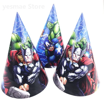 6pcs/lot Party Celebration avengers Party Paper Caps Hats Festive Party Photograph Items Birthday Party Decorations
6pcs/lot Party Celebration avengers Party Paper Caps Hats Festive Party Photograph Items Birthday Party Decorations
