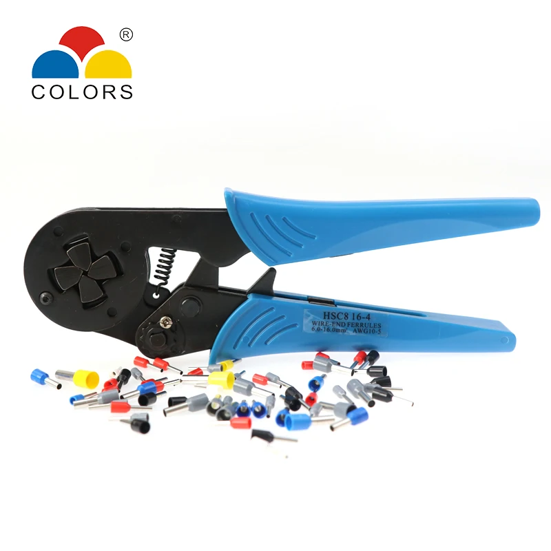 COLORS HSC8 16-4 crimping pliers hsc8 crimping pliers cable tools crimp plier crimper wire cutter alicate crimpador alicates
COLORS HSC8 16-4 crimping pliers hsc8 crimping pliers cable tools crimp plier crimper wire cutter alicate crimpador alicates