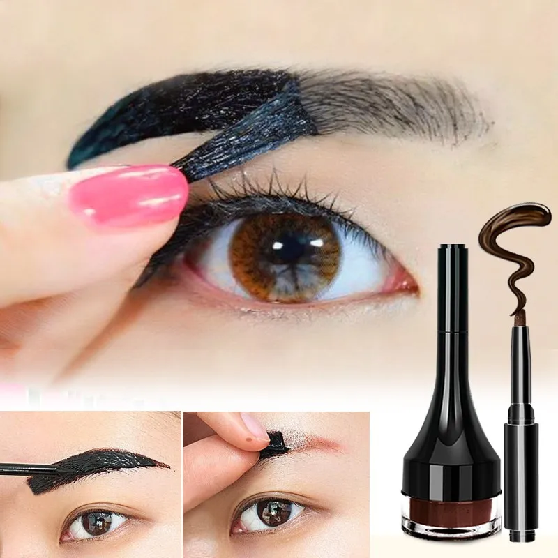 Dye Eyebrow Gel Cream 3 Colors Waterproof Makeup Eyebrow Color Pencil Tint Brown 3D Natural Tear Eyebrow Gel With Brush
Dye Eyebrow Gel Cream 3 Colors Waterproof Makeup Eyebrow Color Pencil Tint Brown 3D Natural Tear Eyebrow Gel With Brush