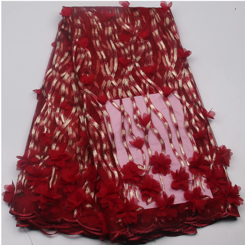 Red Flower Fabric Tulle Lace, Latest 3D African Lace 2017, Bridal Nigerian African Net Lace Embroidery Fabric MR577B-2
Red Flower Fabric Tulle Lace, Latest 3D African Lace 2017, Bridal Nigerian African Net Lace Embroidery Fabric MR577B-2