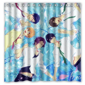 High Quality 180*180cm Iwatobi Swim Club Modern Style Waterproof Fabric Bathroom Shower Curtain With Hooks Free Shipping
High Quality 180*180cm Iwatobi Swim Club Modern Style Waterproof Fabric Bathroom Shower Curtain With Hooks Free Shipping