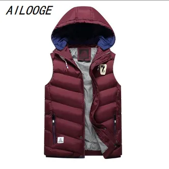 AILOOGE Men's Sleeveless Jacket 2017 Winter Solid Thick Vest 4 Color Men's Waistcoat Zipper Coat Overcoat Warm Vest Plus Size
AILOOGE Men's Sleeveless Jacket 2017 Winter Solid Thick Vest 4 Color Men's Waistcoat Zipper Coat Overcoat Warm Vest Plus Size