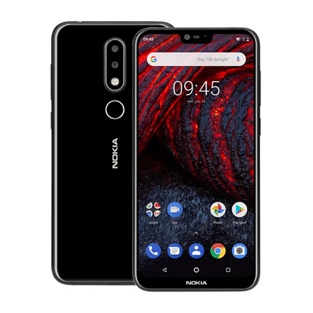 

NOKIA X6 Android Smartphone 4GB RAM 64GB ROM Snapdragon 636 1.8GHz Octa Core 5.8 Inch FHD+ Screen Dual Camera 4G LTE