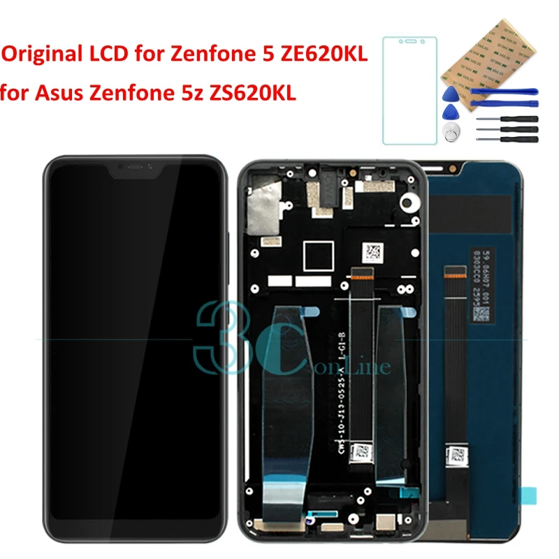 Original for Asus Zenfone 5z ZS620KL LCD Display Touch Screen for Zenfone 5 ZE620KL Digitizer Assembly Replacement Spare Parts
Original for Asus Zenfone 5z ZS620KL LCD Display Touch Screen for Zenfone 5 ZE620KL Digitizer Assembly Replacement Spare Parts