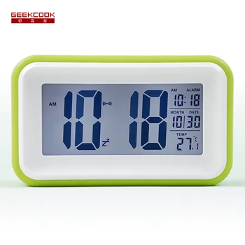 One-touch LCD smart lights love colorful quartet of students Creative small alarm clock luminous
One-touch LCD smart lights love colorful quartet of students Creative small alarm clock luminous