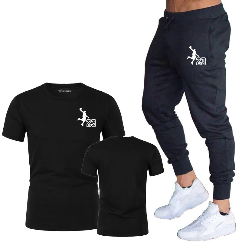 New 2019 summer t-shirt men's suit short sleeve + sweatpants fashion flying man Jordan 23 brand logo T-shirt men's short-sleeved
New 2019 summer t-shirt men's suit short sleeve + sweatpants fashion flying man Jordan 23 brand logo T-shirt men's short-sleeved