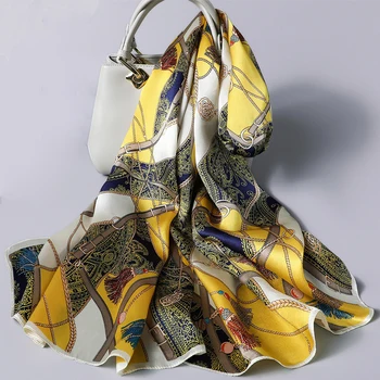 Ladies 100% Pure Silk Scarf Luxury Brand 2020 Shawls and Wraps for Women's Print Bandana Silk Scarf Wrap Real Silk Scarves
Ladies 100% Pure Silk Scarf Luxury Brand 2020 Shawls and Wraps for Women's Print Bandana Silk Scarf Wrap Real Silk Scarves