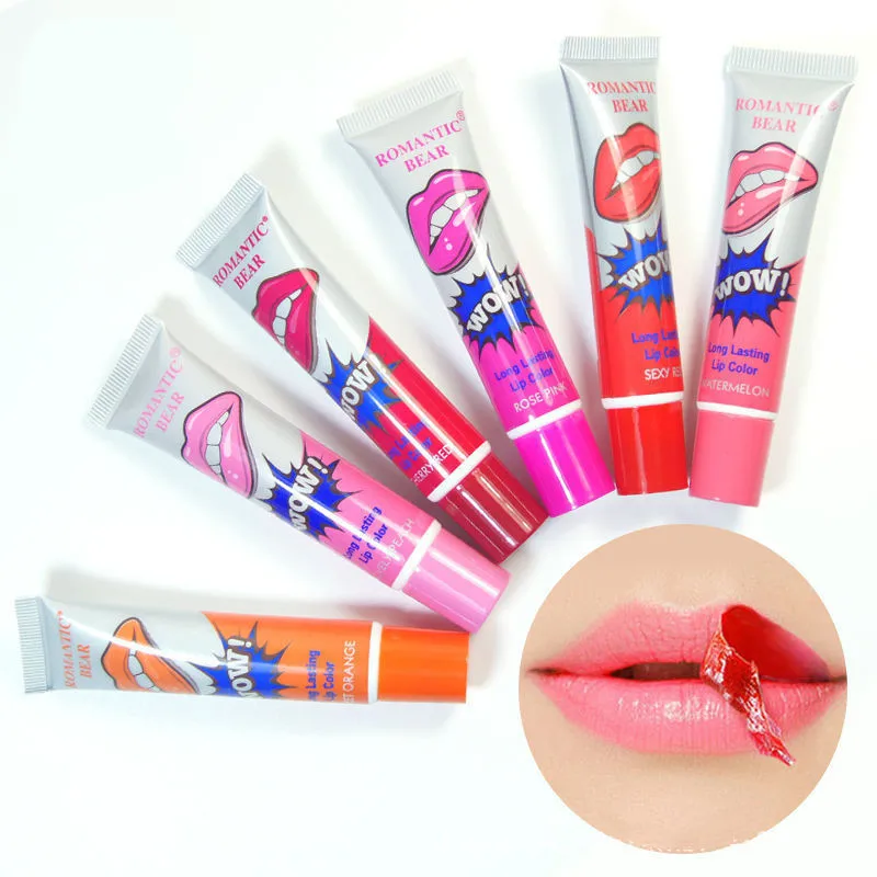 

Lip Gloss Waterproof Peel Off Liquid Tint Matte Magic Long Lasting Lipstick Rouge A Levre Mat Makeup Brillo Labial Lip Tint