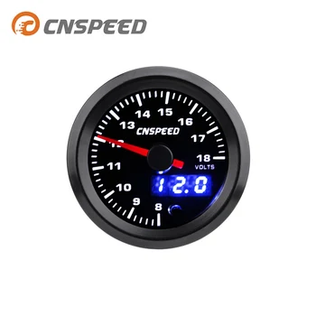 CNSPEED 2" 52mm 7 Colors LED Car Auto Voltmeter 8-18 Volt Gauge Analog/Digital Dual Display Voltage gauge YC101435
CNSPEED 2" 52mm 7 Colors LED Car Auto Voltmeter 8-18 Volt Gauge Analog/Digital Dual Display Voltage gauge YC101435