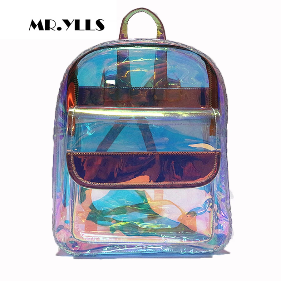 Laser Transparent Hologram Schoolbag For Teenagers Girls Brand PVC Waterproof Women Backpack Ladies School Travel Shoulder Bag
Laser Transparent Hologram Schoolbag For Teenagers Girls Brand PVC Waterproof Women Backpack Ladies School Travel Shoulder Bag