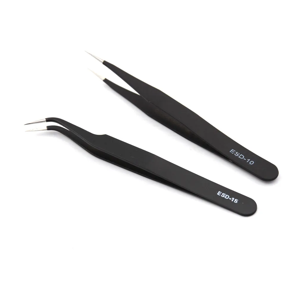Black Nail Sticker Rhinestone Picker Eye Makeup Nail Art Tool Straight Curved Anti-static Tweezer
Black Nail Sticker Rhinestone Picker Eye Makeup Nail Art Tool Straight Curved Anti-static Tweezer
