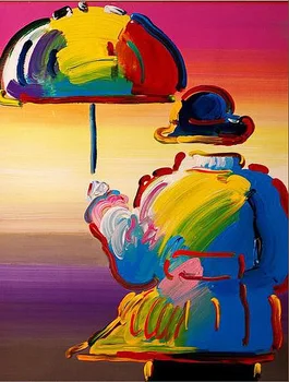 Modern handmade painting look at the sea under umbralla on oil canvas for home dedor and wallpaper 
Modern handmade painting look at the sea under umbralla on oil canvas for home dedor and wallpaper