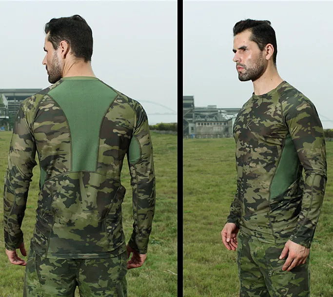 Outdoor ALL TERRAIN Camouflage Long Sleeve TShirt Military Tactical Tee Shirts Spring Summer Jogging Camping Hiking Hunting
Outdoor ALL TERRAIN Camouflage Long Sleeve TShirt Military Tactical Tee Shirts Spring Summer Jogging Camping Hiking Hunting