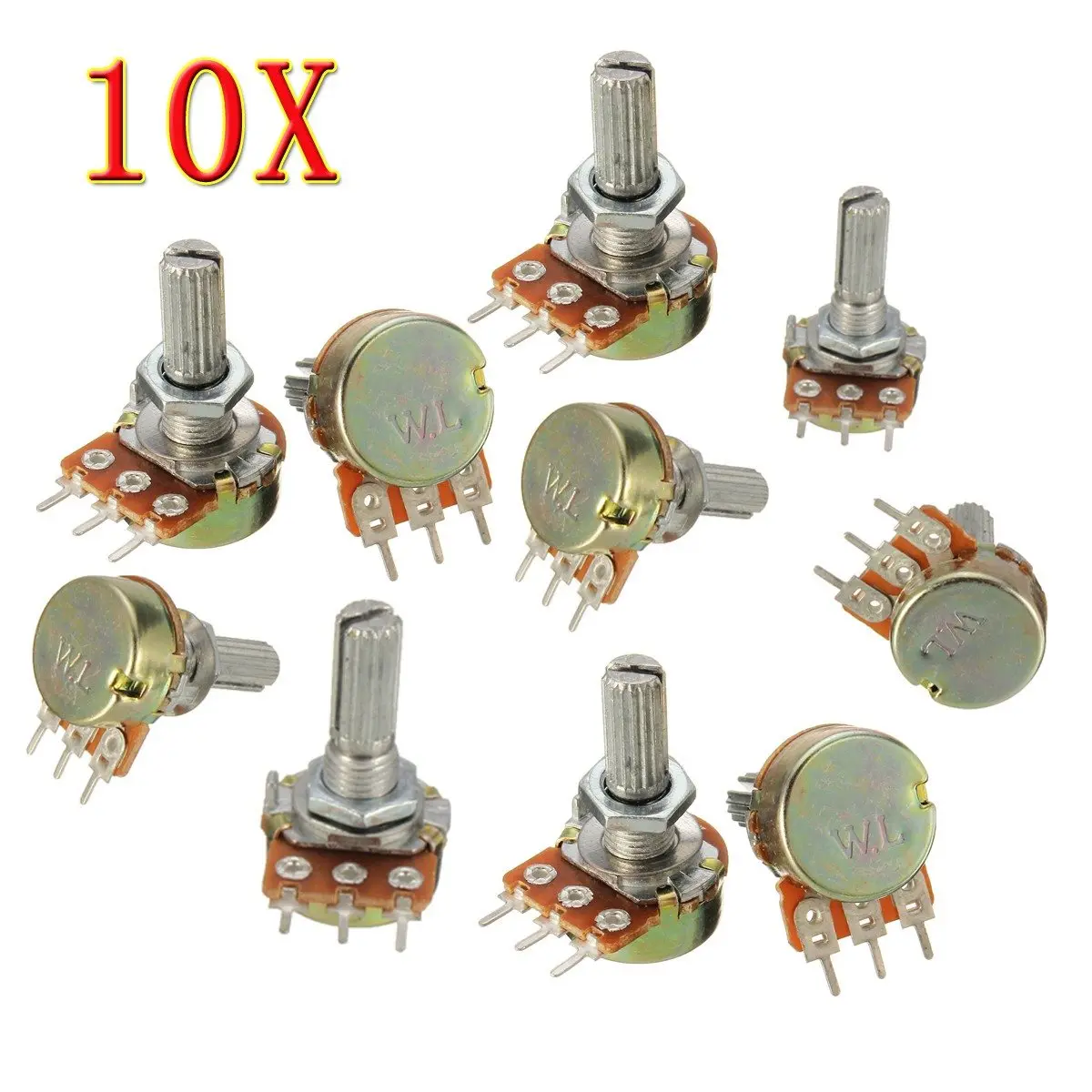 2017 New 10Pcs 5K ohm Linear Taper Rotary Potentiometer Panel pot B5K 20mm New Electric Unit Part Hot New Arrival High Quality
2017 New 10Pcs 5K ohm Linear Taper Rotary Potentiometer Panel pot B5K 20mm New Electric Unit Part Hot New Arrival High Quality