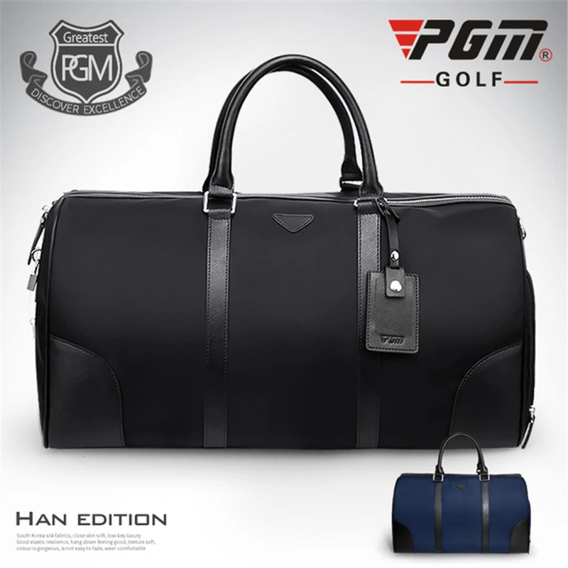 Pgm Outdoor Sports Golf Clothing Bag Men Nylon Travel Large Capacity Double Layer Waterproof Handbag D0074 | Спорт и развлечения