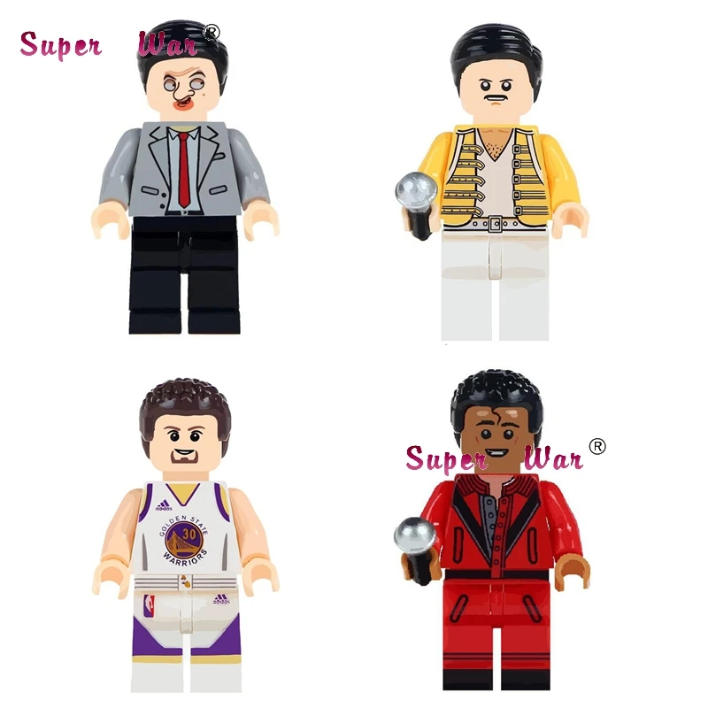 1PCS Mr. Bean Freddie Mercury Singer Basketball Stephen Curry building blocks bricks toys for children
1PCS Mr. Bean Freddie Mercury Singer Basketball Stephen Curry building blocks bricks toys for children