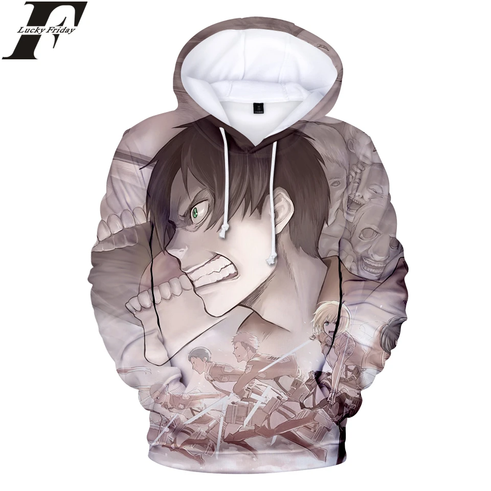 Aikooki New Attack on Titan 3D Hoodies Sweatshirt 2019 Anime Women/Men Regular Hoodies With Cap Style Hoodies Clothes Plus Size
Aikooki New Attack on Titan 3D Hoodies Sweatshirt 2019 Anime Women/Men Regular Hoodies With Cap Style Hoodies Clothes Plus Size