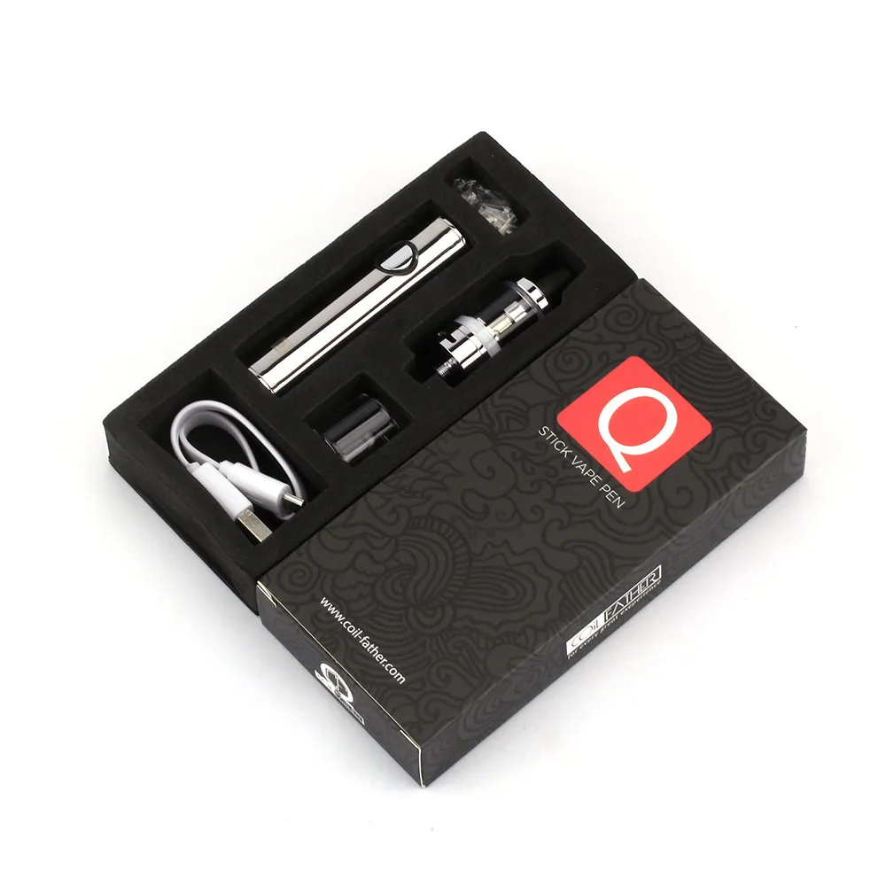 Coil Father Q Stick Lite Starter Kit Built-in 650mAh Battery All-in-One Style For Electronic Cigarette Vape Pen Kit