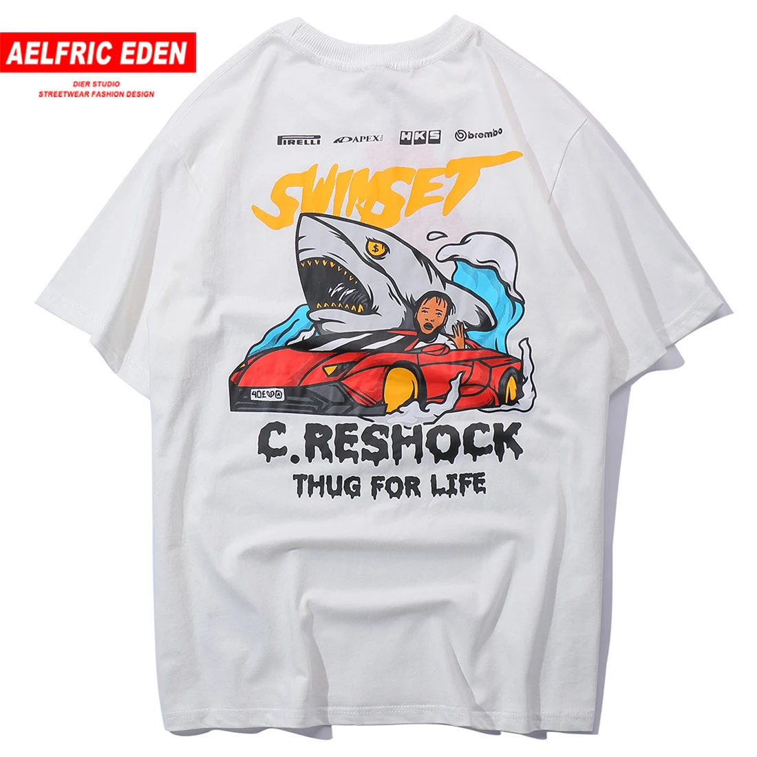 Aelfric Eden Harajuku Funny Shark Printed Men T Shirts 2019 Summer Hip Hop Casual Short Sleeve Tops Tees Fashion Street T Shirts
Aelfric Eden Harajuku Funny Shark Printed Men T Shirts 2019 Summer Hip Hop Casual Short Sleeve Tops Tees Fashion Street T Shirts