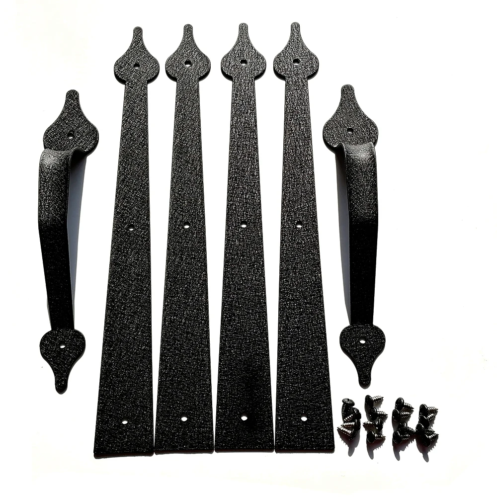 Decorative Garage Door Hinges Handles Garage Door Handle Hardware Kit Color Black
Decorative Garage Door Hinges Handles Garage Door Handle Hardware Kit Color Black