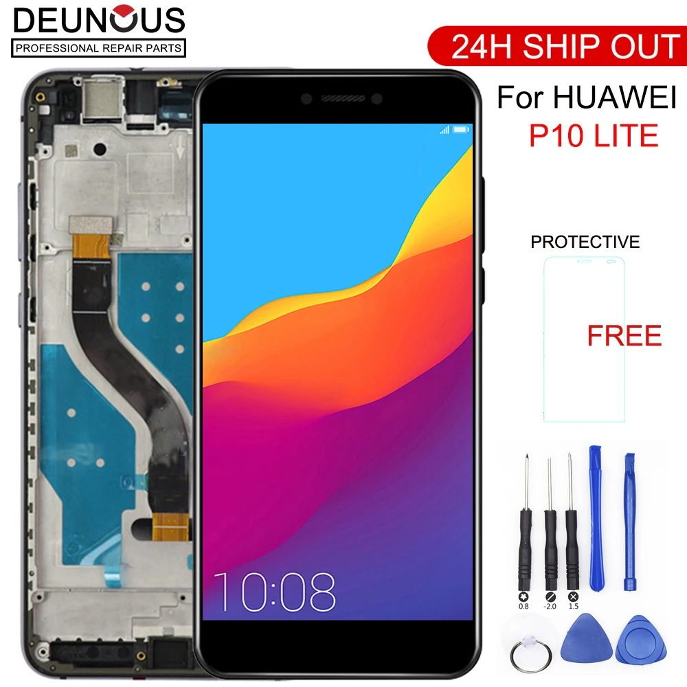 5.2" ORIGINAL LCD For HUAWEI P10 Lite Display Touch Screen with Frame For HUAWEI P10 Lite LCD Screen was-lx1 was-lx1a Nova Lite
5.2" ORIGINAL LCD For HUAWEI P10 Lite Display Touch Screen with Frame For HUAWEI P10 Lite LCD Screen was-lx1 was-lx1a Nova Lite