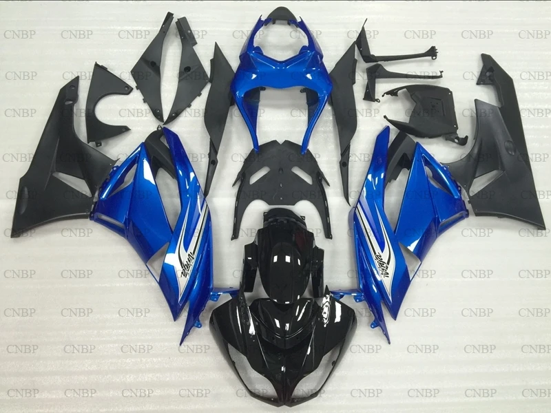 Zx6r 2009 - 2012 пластик Обтекатели для Kawasaki 2010 Abs обтекатель ниндзя Zx-6r цвет синий