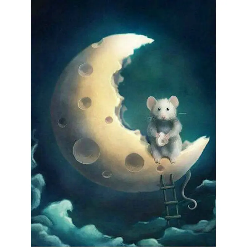 Diamond embroidery Mouse and Cheese DIY 5D diamond painting cross stitch crafts diamond mosaic kit rhinestones paste home decor
Diamond embroidery Mouse and Cheese DIY 5D diamond painting cross stitch crafts diamond mosaic kit rhinestones paste home decor