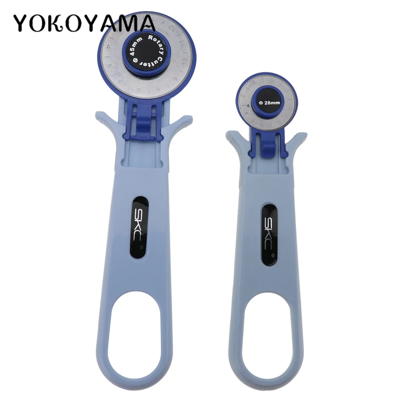 YOKOYAMA 28MM 45mm Rotary Cutter Quilters Sewing Handcraft DIY Leather Tools Fabric Cutter Paper Leather Cutter Tool Supplies
YOKOYAMA 28MM 45mm Rotary Cutter Quilters Sewing Handcraft DIY Leather Tools Fabric Cutter Paper Leather Cutter Tool Supplies