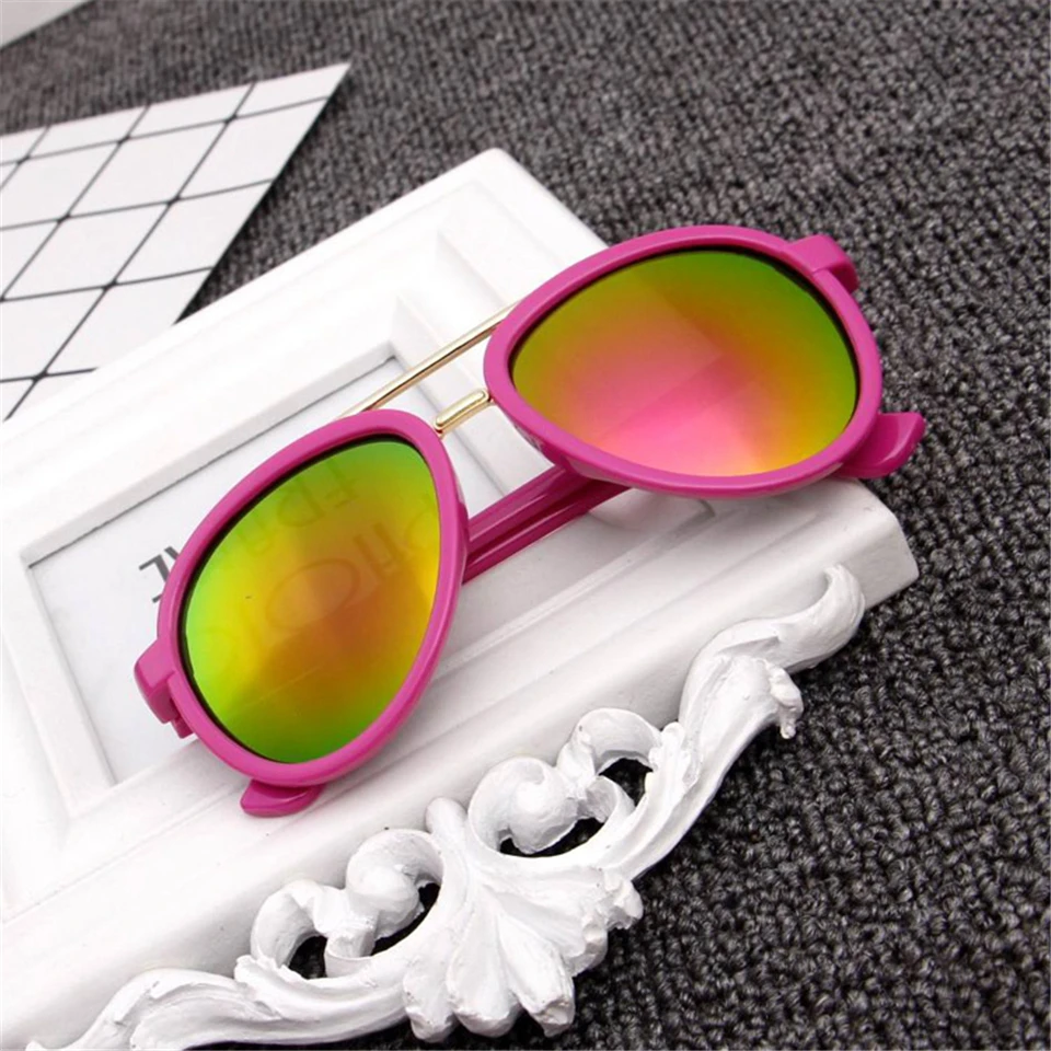 Vintage Pilot Boy Girls Kids Sunglasses Brand Designer Children Sun Glasses Oculos De Sol Gafas Lunette De Solei (8)