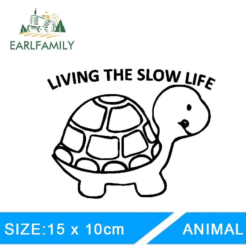 EARLFAMILY Slow Life Crawling Animal Shell Cartoon Lovely Car Sticker Motorhome Motorcycles Car Styling Waterproof Vinyl Decal
EARLFAMILY Slow Life Crawling Animal Shell Cartoon Lovely Car Sticker Motorhome Motorcycles Car Styling Waterproof Vinyl Decal