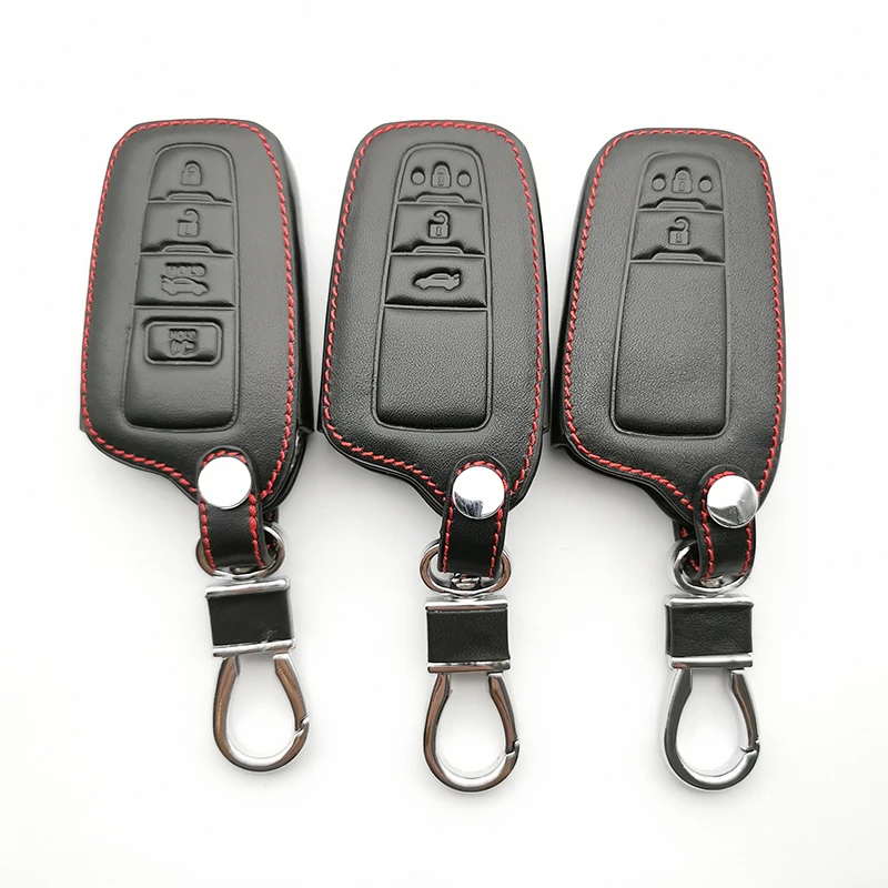 Leather Key Case For Toyota Camry Avalon Corolla RAV4 CHR Land Cruiser Prado Prius 2017 2018 2019 Fob Remote Cover 2/3/4 buttons
Leather Key Case For Toyota Camry Avalon Corolla RAV4 CHR Land Cruiser Prado Prius 2017 2018 2019 Fob Remote Cover 2/3/4 buttons