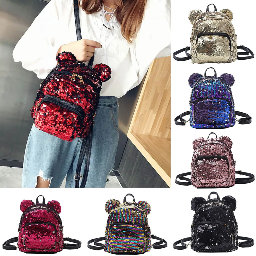 anti-theft Fashion Lady Sequins School Backpack Satchel Girls Student Travel Shoulder Bag School Backpack For Teenage Dropship
anti-theft Fashion Lady Sequins School Backpack Satchel Girls Student Travel Shoulder Bag School Backpack For Teenage Dropship