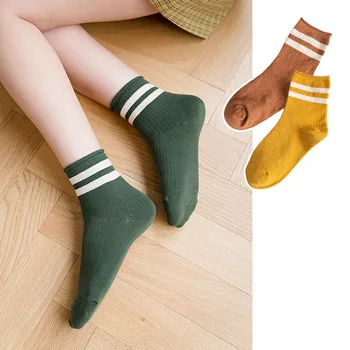 Women Casual Socks 2019 Autumn New Striped Casual Cotton Socks Fashion Brief Comfortable Cute Breathable Crew Socks Women
Women Casual Socks 2019 Autumn New Striped Casual Cotton Socks Fashion Brief Comfortable Cute Breathable Crew Socks Women
