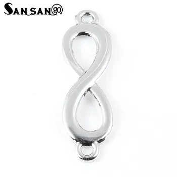 10pcs New Arrival Alloy Infinity 8 Word Two-Hole Connectors Charms Making DIY Bracelet Necklace Women Jewelry Accessories
10pcs New Arrival Alloy Infinity 8 Word Two-Hole Connectors Charms Making DIY Bracelet Necklace Women Jewelry Accessories