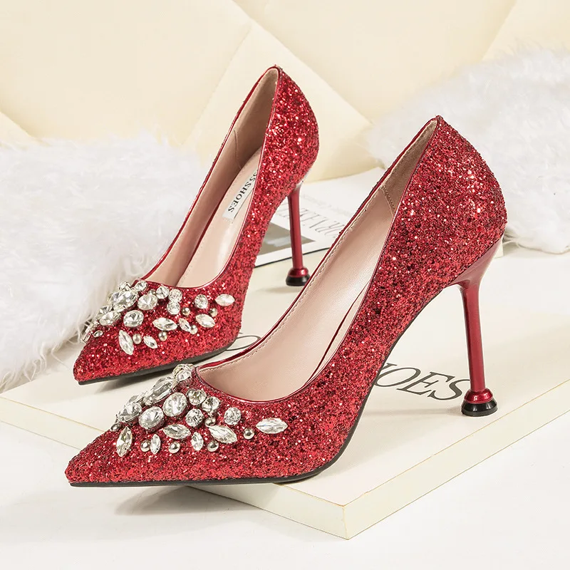 Women Shoes Pumps High Heels 9.5CM Wedding Shoes Crystal Cinderella Stiletto Shoes Rhinestone Platform Pumps Bridal Shoes zapato
Women Shoes Pumps High Heels 9.5CM Wedding Shoes Crystal Cinderella Stiletto Shoes Rhinestone Platform Pumps Bridal Shoes zapato