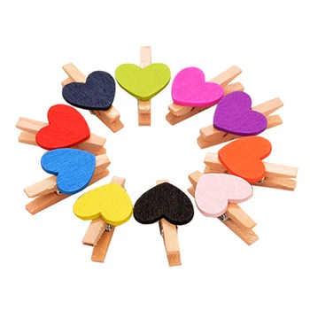 FangNymph 10PCS Beautiful Mini Blend Color Love Heart Wooden Clip Photo Paper Clip Decor Craft Clip de madera
FangNymph 10PCS Beautiful Mini Blend Color Love Heart Wooden Clip Photo Paper Clip Decor Craft Clip de madera