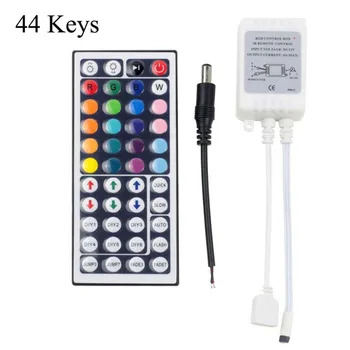 44 keys Wireless IR Remote control with receiver for 5050 3528 RGB SMD LED strip light 8M Static/ Flash / Fused/ Smooth/ strobe
44 keys Wireless IR Remote control with receiver for 5050 3528 RGB SMD LED strip light 8M Static/ Flash / Fused/ Smooth/ strobe