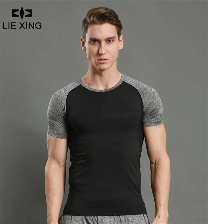 LIEXING Tight man's T-shirt Patchwork Breathable T Shirts Dry Fit Men's Summer Short Sleeve Men Tops Reflective Strip Jersey
LIEXING Tight man's T-shirt Patchwork Breathable T Shirts Dry Fit Men's Summer Short Sleeve Men Tops Reflective Strip Jersey