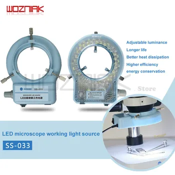 Wozniak SS-033 Microscope Light Source Ring Light Source Annular Lamp Tube Microscope Auxiliary Lamp White Light Source
Wozniak SS-033 Microscope Light Source Ring Light Source Annular Lamp Tube Microscope Auxiliary Lamp White Light Source