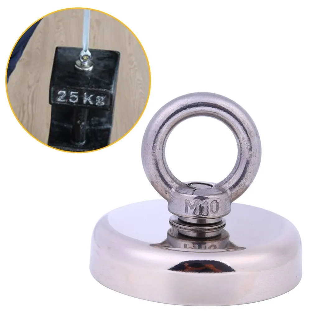 Strong Powerful Round Neodymium Magnet Hook Salvage Magnet Sea Fishing Equipments Holder Pulling Mounting Pot With Ring
Strong Powerful Round Neodymium Magnet Hook Salvage Magnet Sea Fishing Equipments Holder Pulling Mounting Pot With Ring