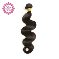 Brazilian Body Wave Bundles Remy Human Hair Weave Weft Extension Buy 3 / 4 Bundles Can Match With Lace Or Frontal Closure Slove image
